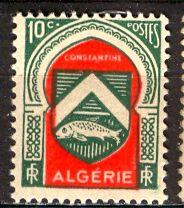 Algeria; 1947: Sc. # 210: **/MNH Single Stamp