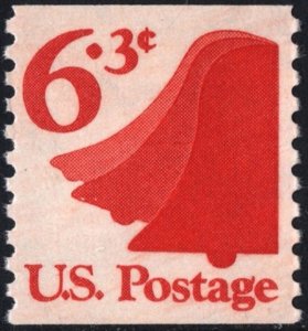SC#1518 6.3¢ Liberty Bell Coil Single (1974) MNH