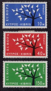 Cyprus 219-221 MH SCV $76.25 BIN $37.50 - Trees