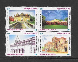 BANGLADESH-CLEARANCE #634  HOUSES OF WORSHIP MNH