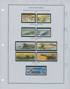 SOUTH WEST AFRICA ALMOST COMPLETE 1968-1989/ MINT 85% NH/LIGHTHOUSE BINDER/DUST 