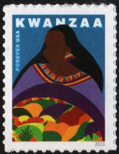 SC#5141 (47¢) Kwanzaa Single (2016) SA