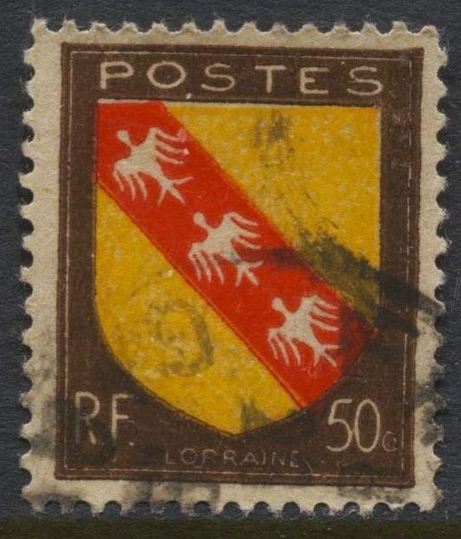 France #564 Arms of Lorraine Used CV$0.30