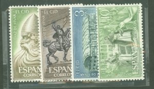 Spain #1121-1124  Single (Complete Set)