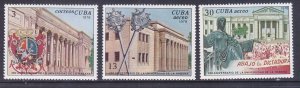 Cuba 2174 & C270-C271 MNH 1978 Havana University 250th Anniversary Set