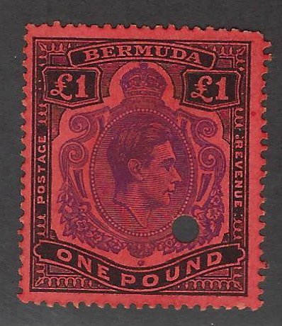 Bermuda SC#128a Used F-VF SCV$140.00...Worth a view!!