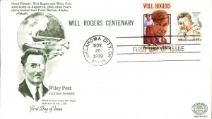 #C95 Wiley Post Ardee FDC