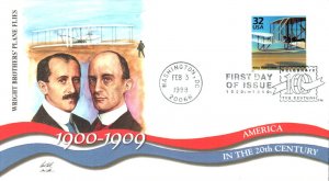 #3182g Wright Bros First Flight Fleetwood FDC