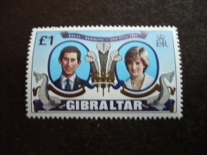 Stamps - Gibraltar - Scott# 406 - Mint Never Hinged Set of 1 Stamp