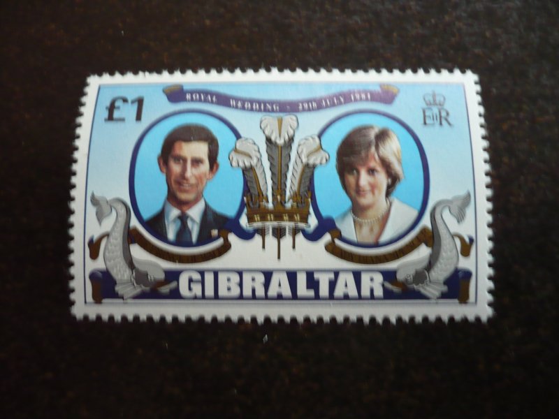 Stamps - Gibraltar - Scott# 406 - Mint Never Hinged Set of 1 Stamp