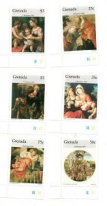 Grenada - 1996 - Christmas - Set Of 6 Stamps - MNH