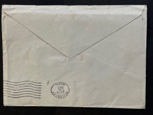 1960 SS Leonardo Da Vinci Maiden Voyage Cover Genova - New York