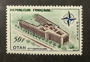 France 1959 Scott 937 MNH - 50fr,  OTAN,  NATO, 10th Anniversary