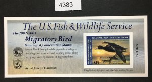 MOMEN: US STAMPS # RW69A MINT OG NH LOT #I 4383