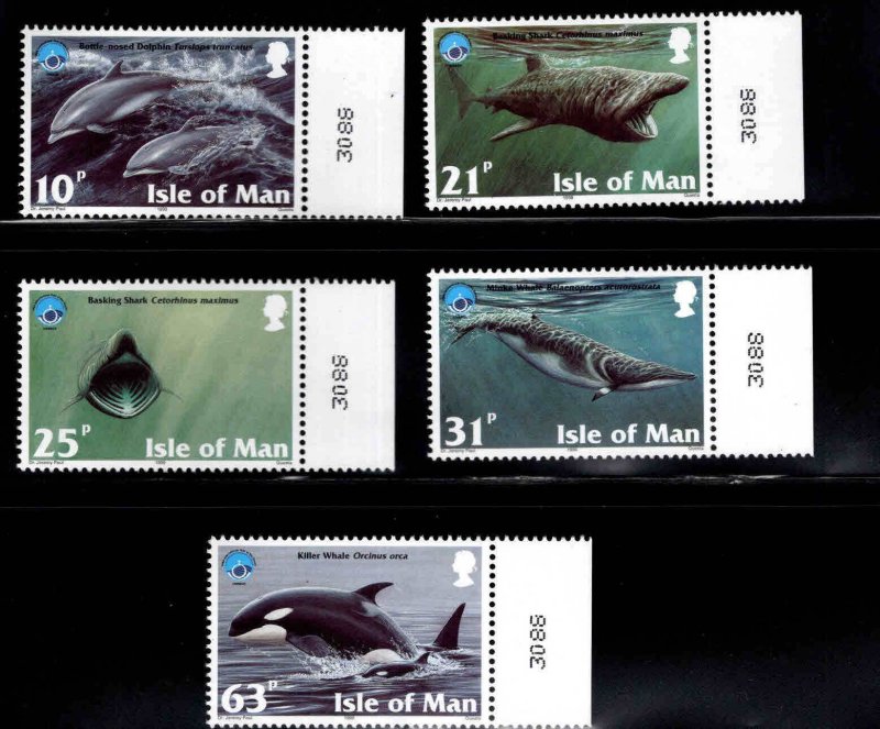 ISLE OF MAN  MNH** Scott 776-780 Marine Life set