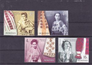 ROMANIA 2016 STAMPS Dresses popular Queen Mary Maria Tanase MNH POST