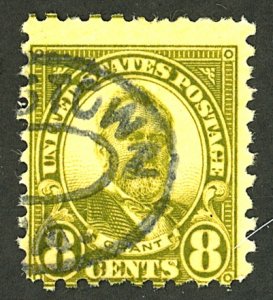 U.S. #589 USED