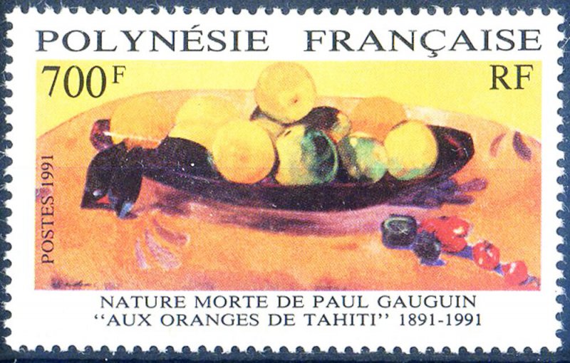 100. of the arrival of Paul Gauguin 1991.