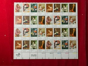 SCOTT #1530-37  POSTAL  UNION   10 CENT   SHEET   MNH