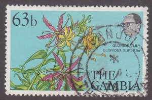 Gambia 363 Gloriosa Lily 1977