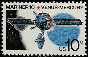 1557 10c Mariner 10, Venus and Mercury, Mint NH OG  VF