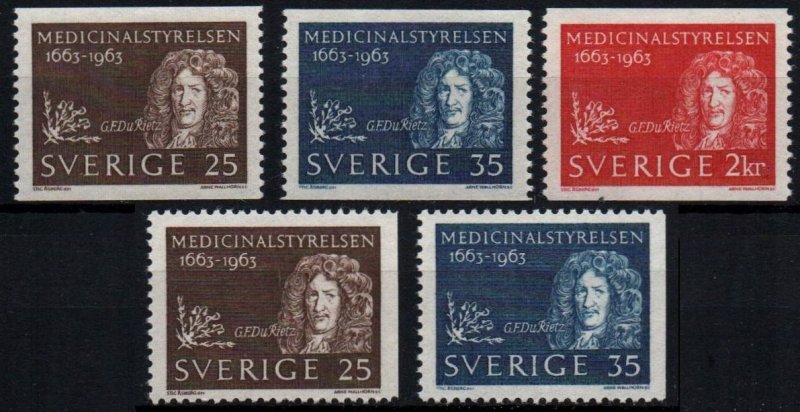 Sweden # 629 - 633 MNH