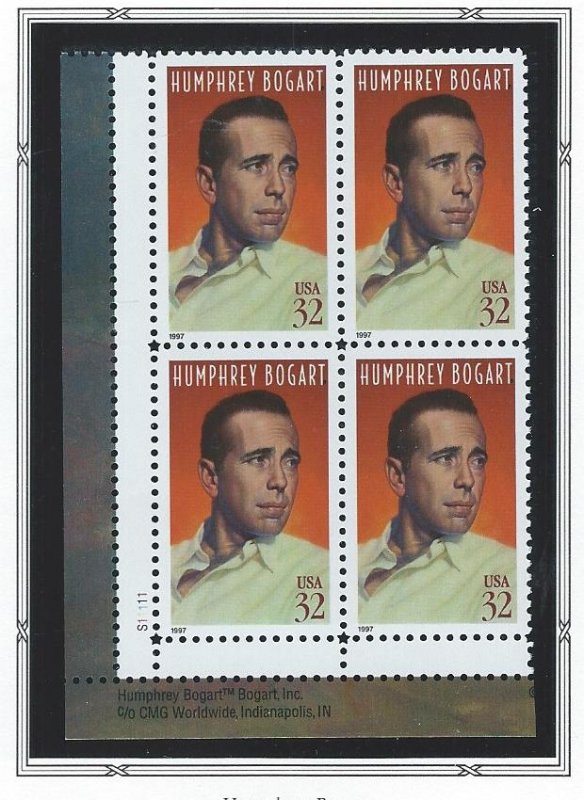 United States Plate Block  mnh SC  3152