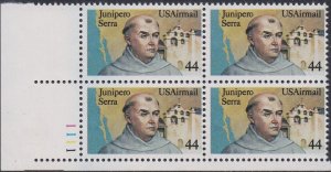 C116 Fr. Junipero Serra Plate Block MNH