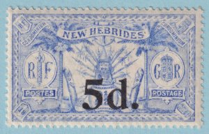 BRITISH NEW HEBRIDES 39  MINT HINGED OG * NO FAULTS VERY FINE! - MMJ