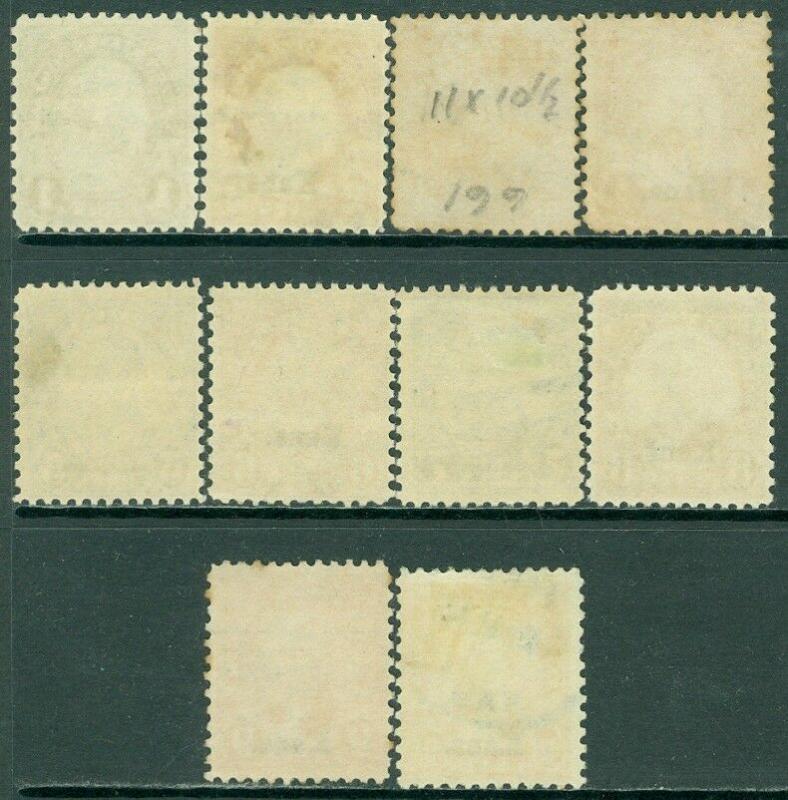 EDW1949SELL : USA 1929 Scott #658-68 Used. Light cancels. Catalog $174.00.