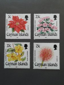 Cayman Islands 586-589 F-VF MH. Scott $ 12.50