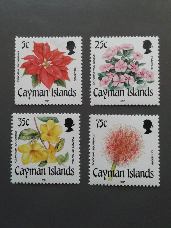 Cayman Islands 586-589 F-VF MH. Scott $ 12.50