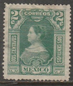 MEXICO 311, 2¢ INDEPENDENCE CENTENNIAL 1910 COMMEM USED. F-VF (758)