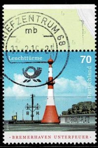 Germany 2017,Sc.#2979 used, Lighthouse