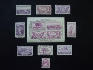 1935-1936 US Commemorative Complete Set 772-784  MNH OG