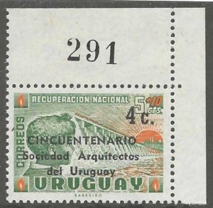 URUGUAY   SC #   456  MNH