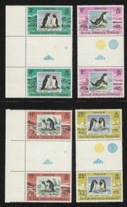 British Antarctic Territory  Gutter Pairs  mnh S.C. 72 - 75