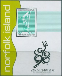 Norfolk Island 1998 SG682 Commonwealth Games MS MNH