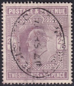 Great Britain 1902 Sc 139d used registered Liverpool cancel