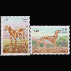 ALGERIA 1983 - Scott# 727-8 Dogs Set of 2 NH