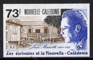 New Caledonia 1988 Jean Mariotti (Writer) 73f (Airmail) i...