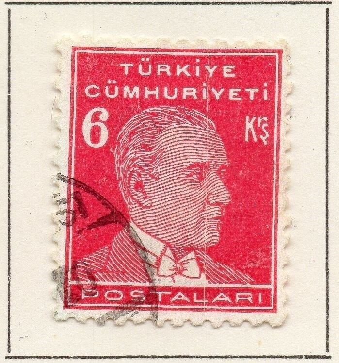 Turkey 1940 Early Issue Fine Used 6k. 185602
