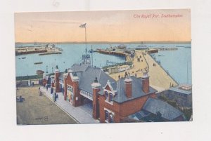 D334785 Great Britain Postal Card The Royal Pier Southhampton 1918