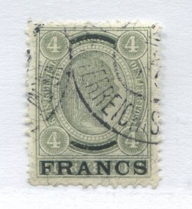 Austria Offices in Crete 1904 4 francs used