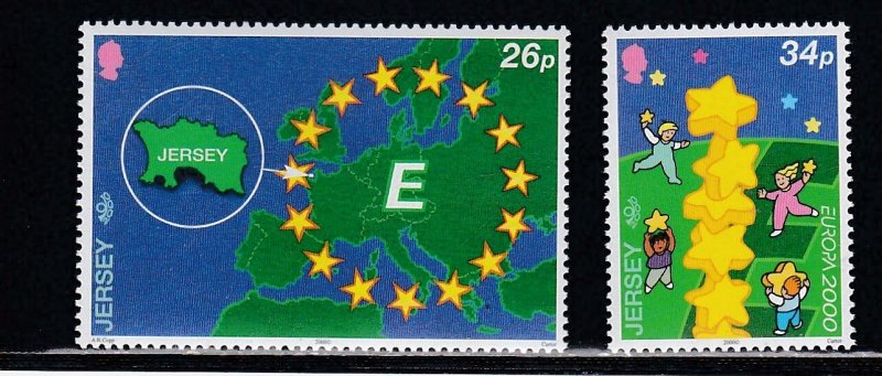 Jersey # 935-936, Europa, Mint NH, 1/2 Cat