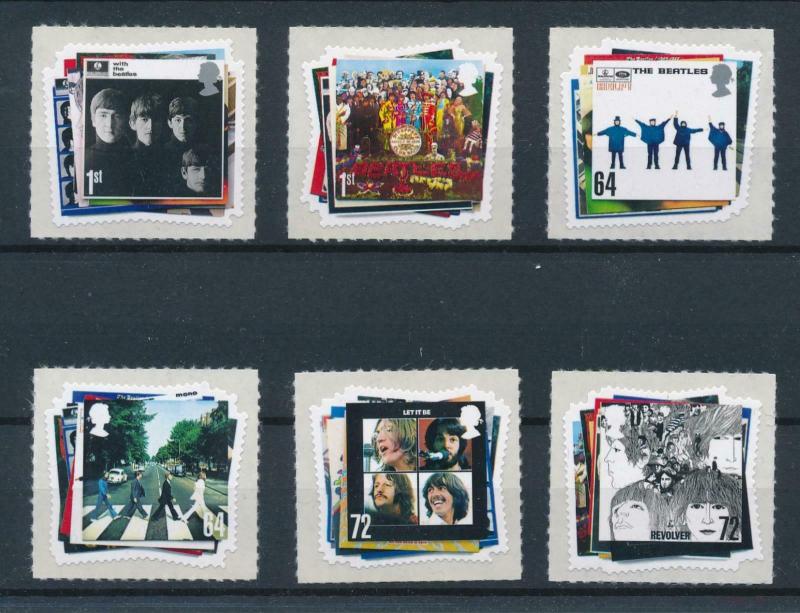 [97776] Great Britain 2007 Music The Beatles Self Adh. MNH