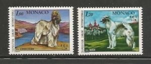 Monaco MNH sc# 1126-7 Dogs 2014CV $7.50