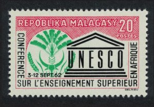 Malagasy Rep. UNESCO 1962 MNH SG#46