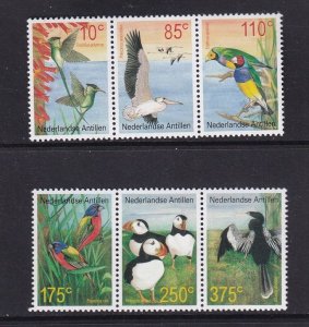 Netherlands Antilles #968a-f  MNH  2001  in strips of three