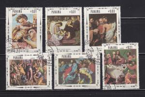 Panama 482-482E Set U Art, Paintings (C)